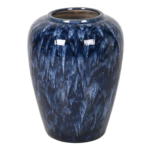 Wazon ceramiczny Richmond Blue 52 cm – granatowy, wodoodporny