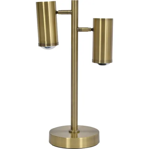 Lampa Stołowa Reflector Brass 51 cm mosiądz szczotkowany dwa reflektory