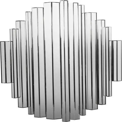 Duże lustro zdobione Chesham 120x120 cm nieregularny kształt designerska dekoracja ścienna