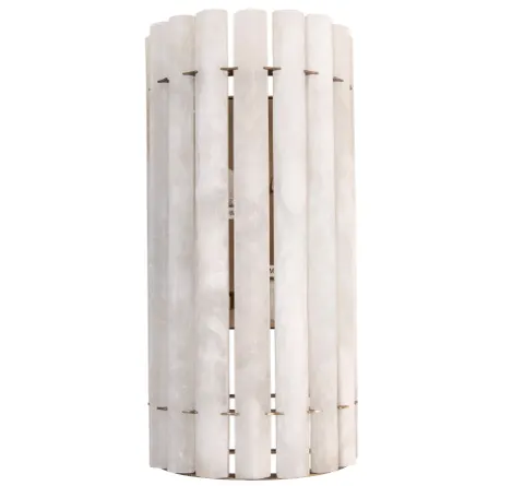 Kinkiet Morven Alabaster 30 cm – lampa ścienna z naturalnego alabastru