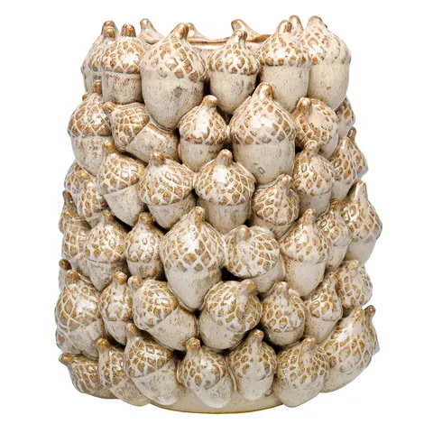Wazon ceramiczny Acorn 26 cm wazon dekoracyjny żołędzie