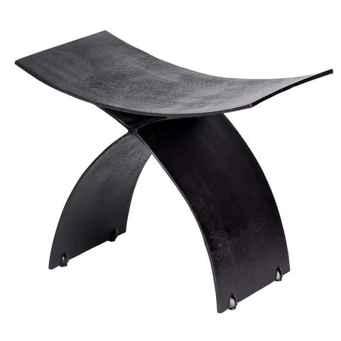 Stołek Noir 61 cm - aluminiowy stołek taboret metalowy