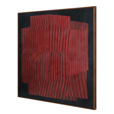 Obraz ścienny Red Vibes 100x100 cm