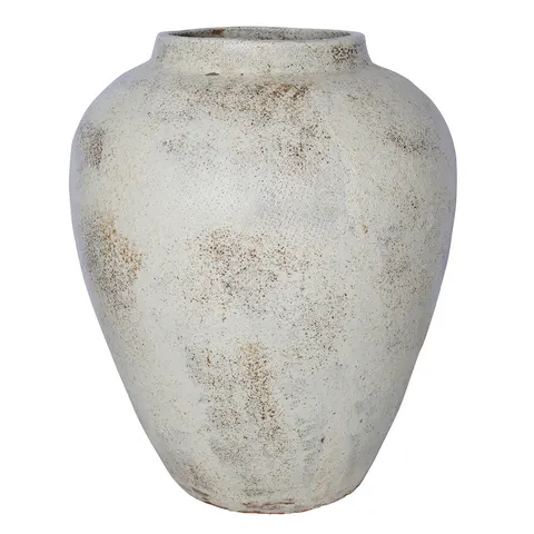 Wazon podłogowy Richmond Aged White 72 cm – ceramika postarzana