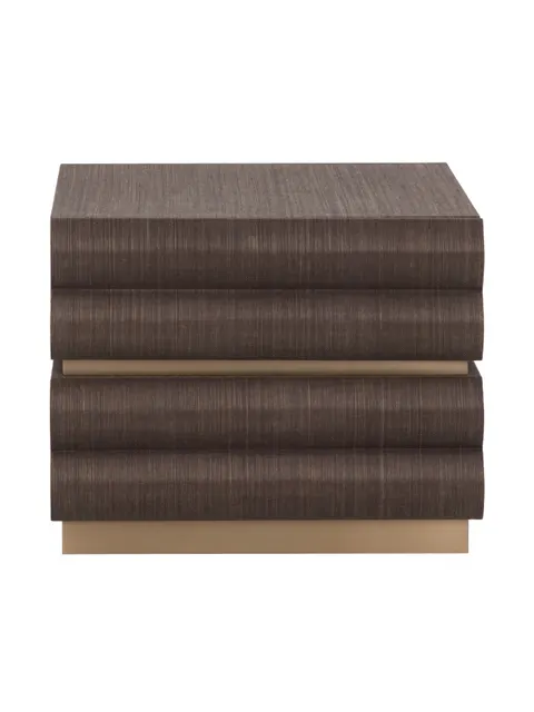 Szafka nocna Kensington Chocolate Raffia 61 cm