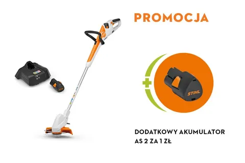 Stihl FSA 30, Podkaszarka akumulatorowa, zestaw z akumulatorem 2 x AS 2 i ładowarką AL 1