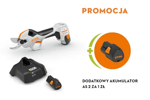 Stihl ASA 20 Sekator akumulatorowy, zestaw z akumulatorem AS 2 i ładowarką AL 1 + GRATIS