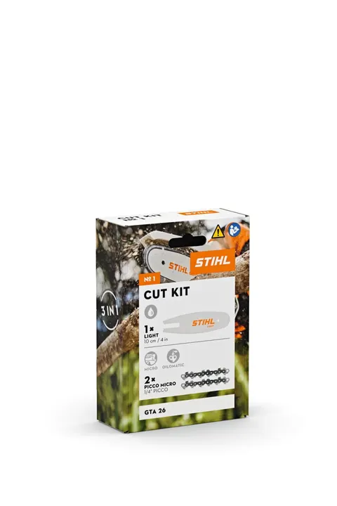 zestaw CUT KIT 1 do GTA 26 prowadnica i dwa łańcuchy