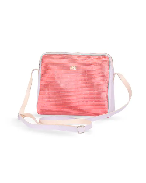 Torebka Triangle Croco Romantic 2