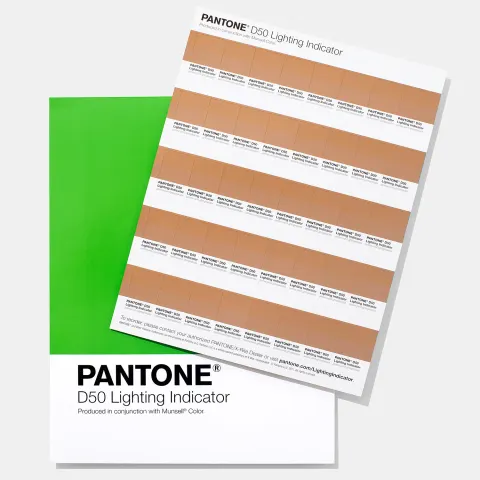 Naklejki PANTONE Lighting Indicator Stickers D50 ze wskaźnikiem oświetlenia