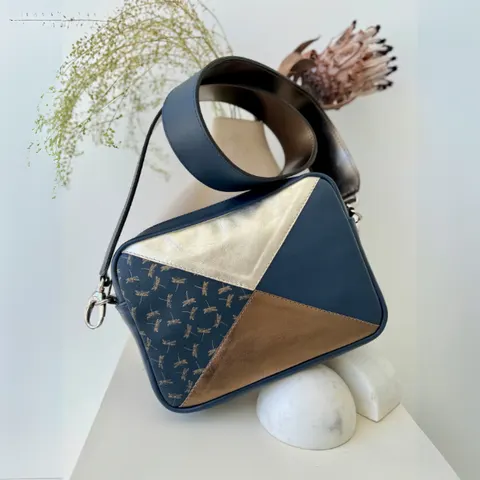 Torebka Trinity Bag Ważki na granacie