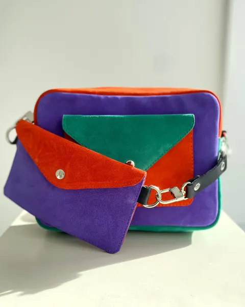 Torebka Double Bag Plum