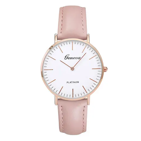 Zegarek Geneva złoty pink