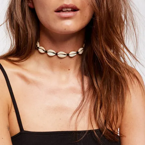 Naszyjnik choker shell