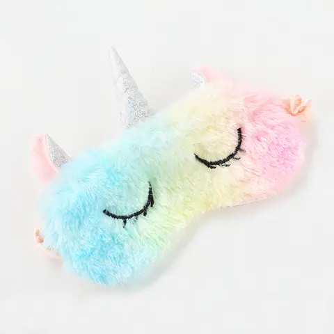 Opaska na oczy do spania Unicorn kolorowa