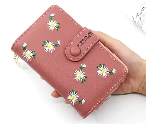 Portfel Daisy Pink