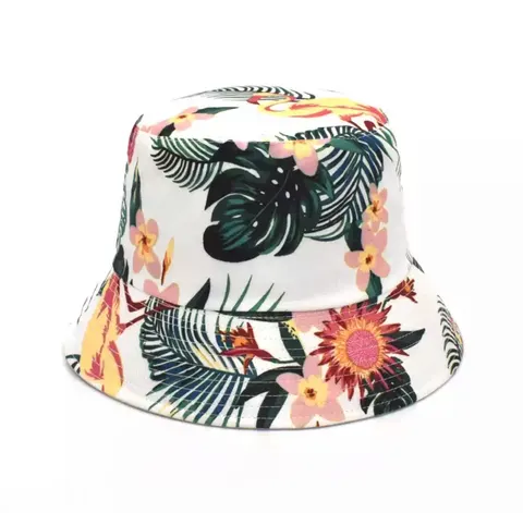BucketHat dwustronny Monstera