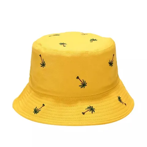 BucketHat dwustronny Majorka żółty