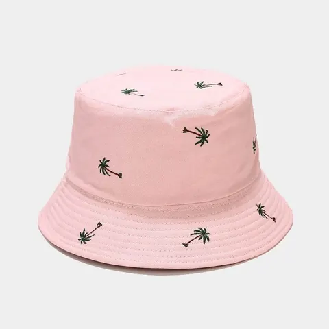 BucketHat dwustronny Majorka różowy