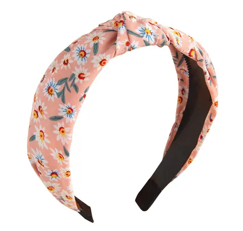 Opaska Bowknot Daisy Różowa