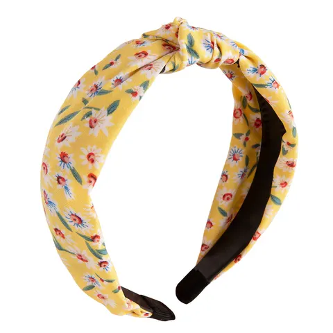 Opaska Bowknot Daisy Żółta