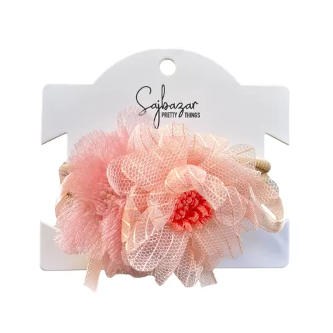 Opaska Baby Tulle pink