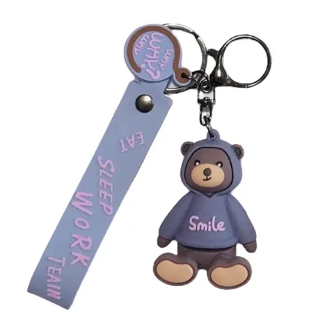 Brelok Misiu Smile fioletowy
