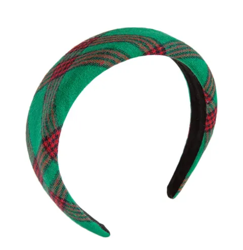 Opaska spong christmas zielona