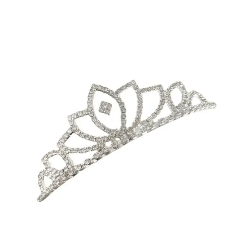 Opaska diadem korona srebrna