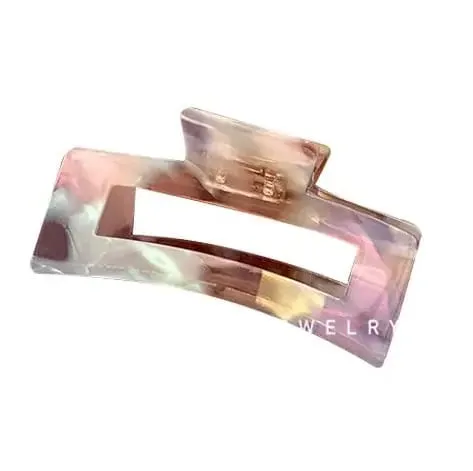 Klamra prostokatna akrylowa ombre