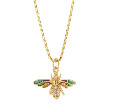 Naszyjnik Bee stalowy