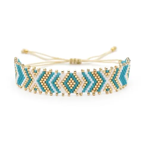 Bransoletka aztec turkusowa
