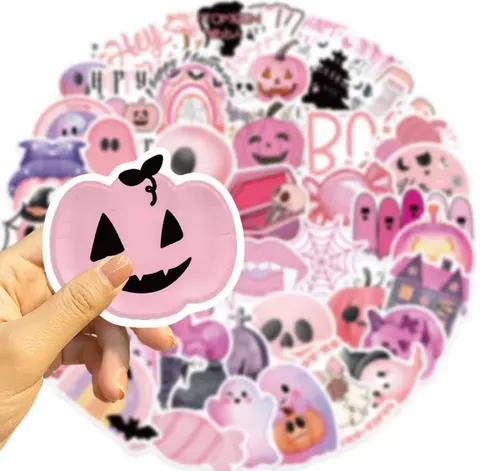 Zestaw naklejek Halloween Boo
