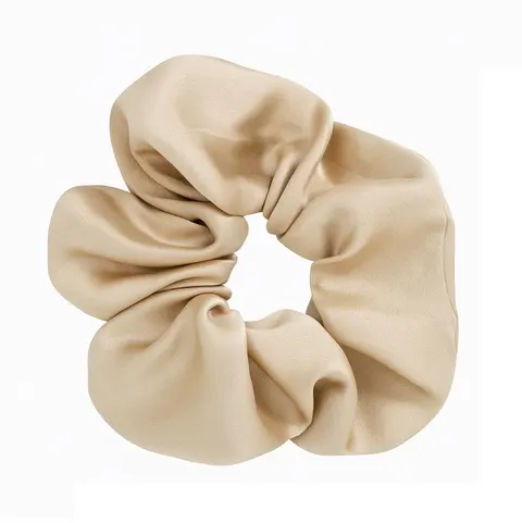 Gumka Scrunchies satynowa beżowa