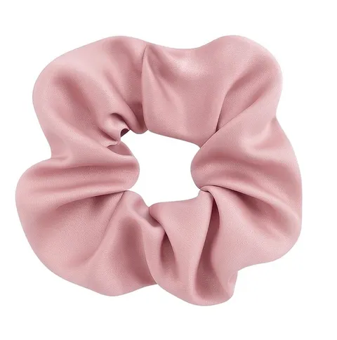 Gumka do włosów Scrunchies satynowa różowa