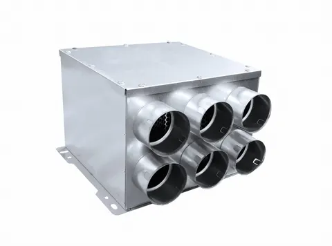 ROZDZIELACZ PRZELOTOWY DWURZĘDOWY IPRPD-160/ 6x75-IZOLw