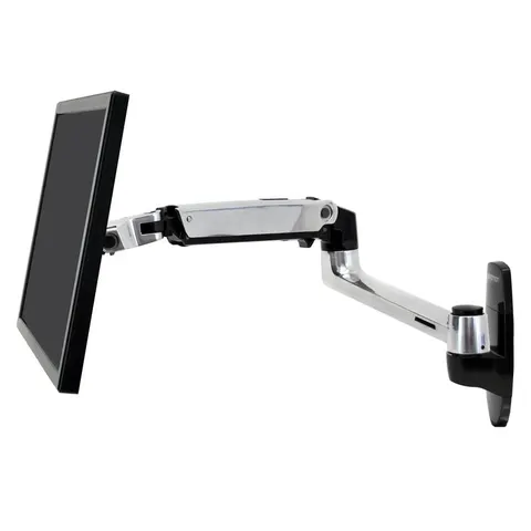 Uchwyt ścienny do monitora ERGOTRON LX Wall Moun Arm - polerowane aluminium
