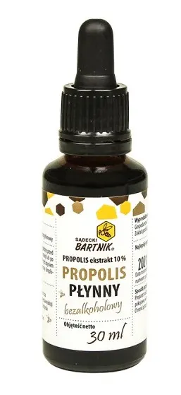 Propolis płynny BEZALKOHOLOWY ekstrakt 10% 30ml Bartnik