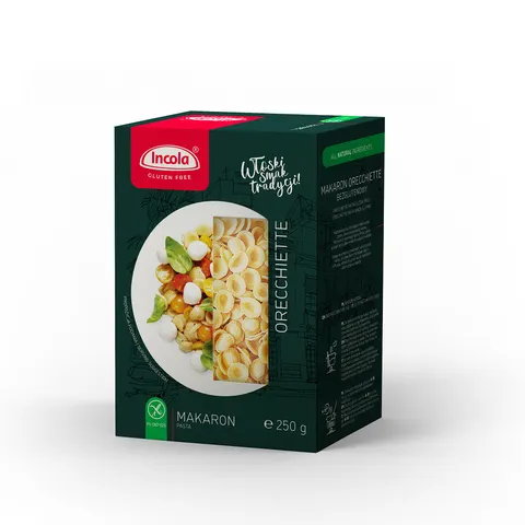 makaron ORRECCHIETTE bezglutenowy 250G INCOLA