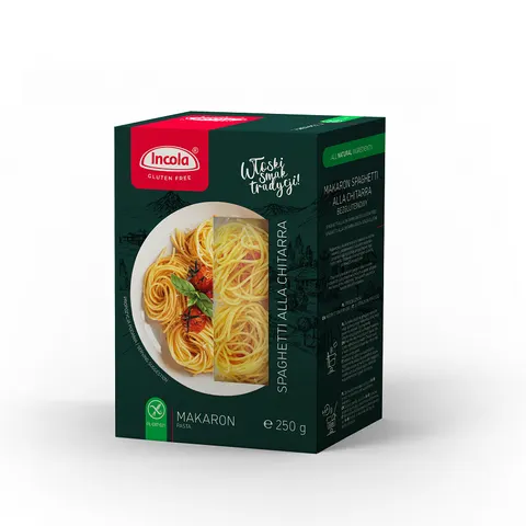 makaron SPAGHETTI ALLA CHITARRA bezglutenowy 250G INCOLA