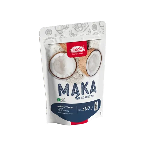 mąka KOKOSOWA bezglutenowa 400G Incola