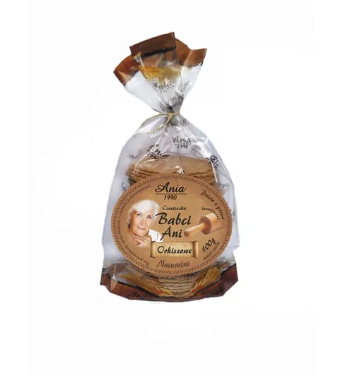 CIASTECZKA BABCI ANI ORKISZOWE NATURALNE BEZ DODATKU CUKRU 100 g – ANIA