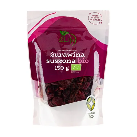 Żurawina suszona BIO 150g BioLife