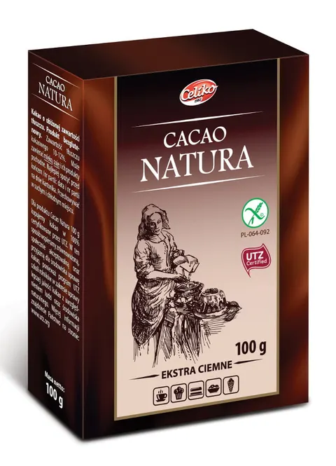 Kakao naturalne BEZGLUTENOWE 100g Celiko