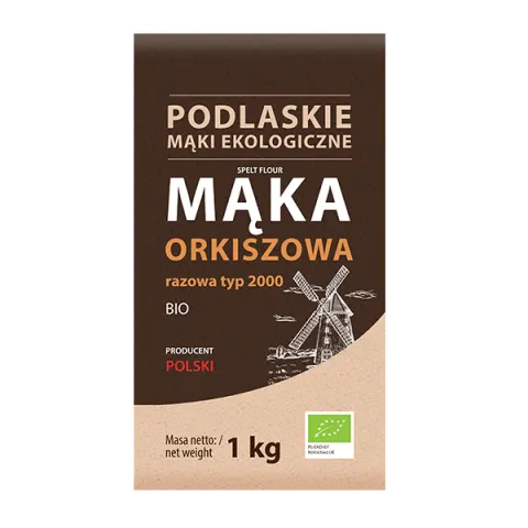 Mąka orkiszowa razowa typ 2000 BIO 1kg BioLife