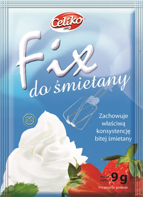 Fix do śmietany BEZGLUTENOWY 9g Celiko