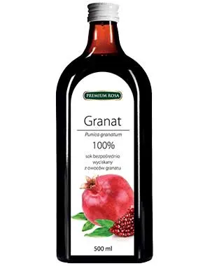sok GRANAT 100% bez cukru 500ml Premium Rosa