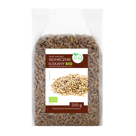 Słonecznik łuskany BIO 350g BioLife