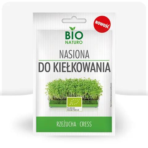 Nasiona na kiełki RZEŻUCHA BIO ** 25G BioNaturo