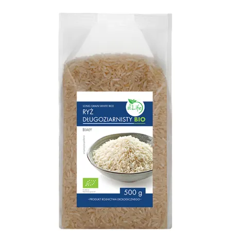 Ryż biały długoziarnisty BIO 500g BioLife